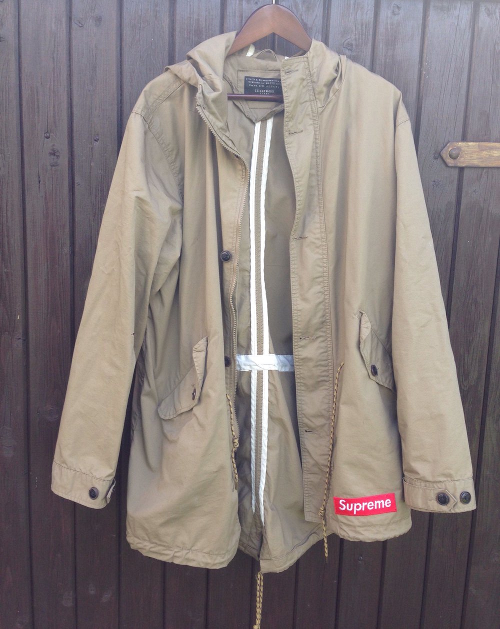 Parka mit Supreme-Patch
