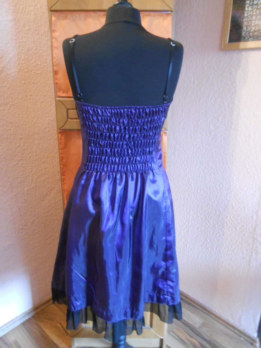 Kleid lila schwarz S Abi Jugendweihe Kommunion