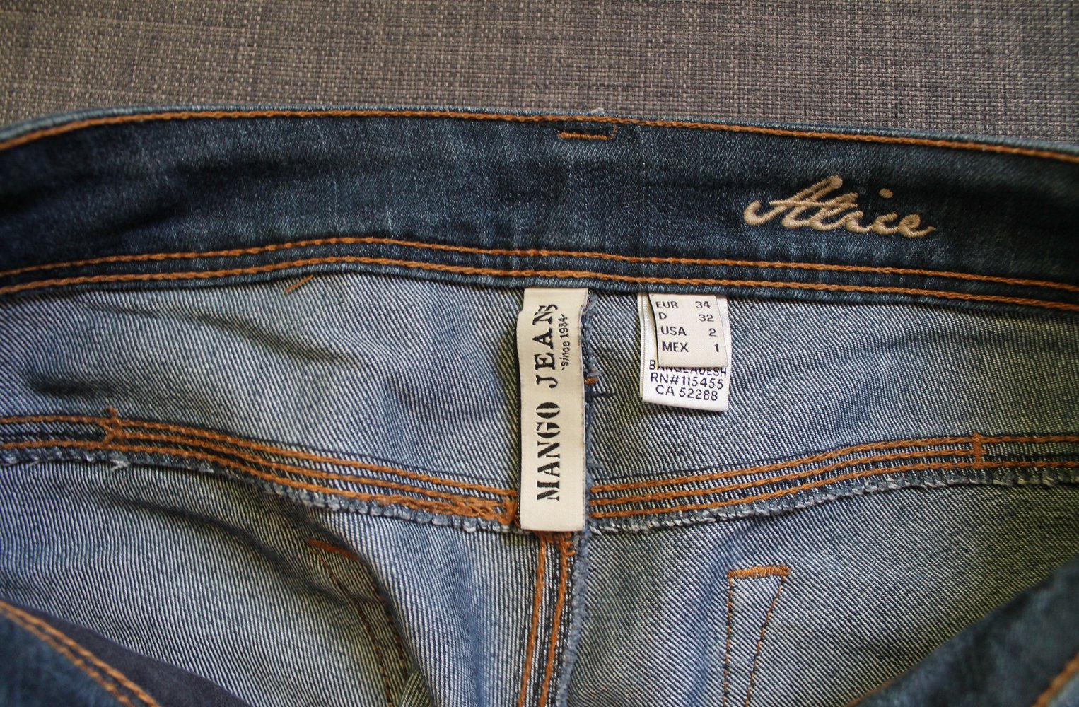 Mango Jeans Röhrenhose