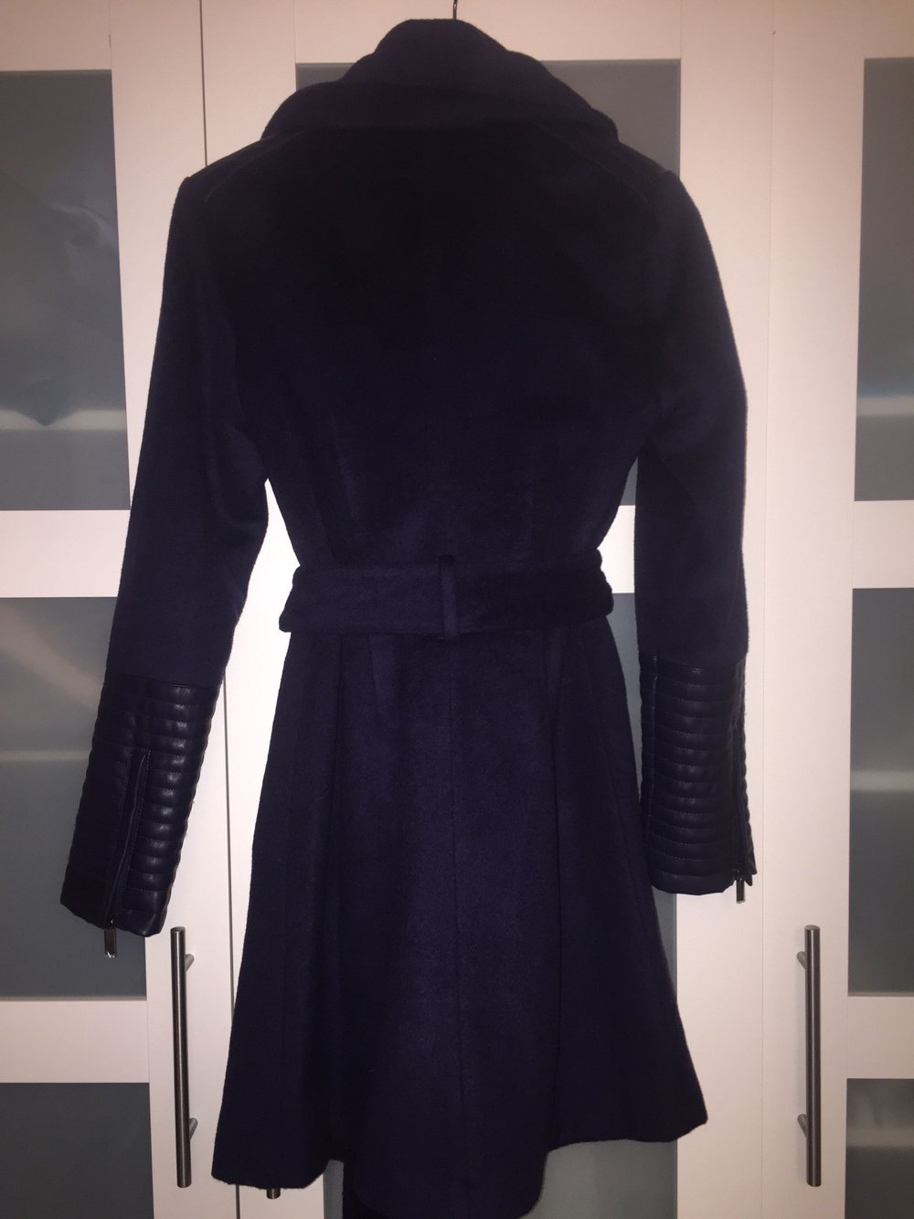 Wollmanten dunkelblau Badgley Mischka neu Gr S