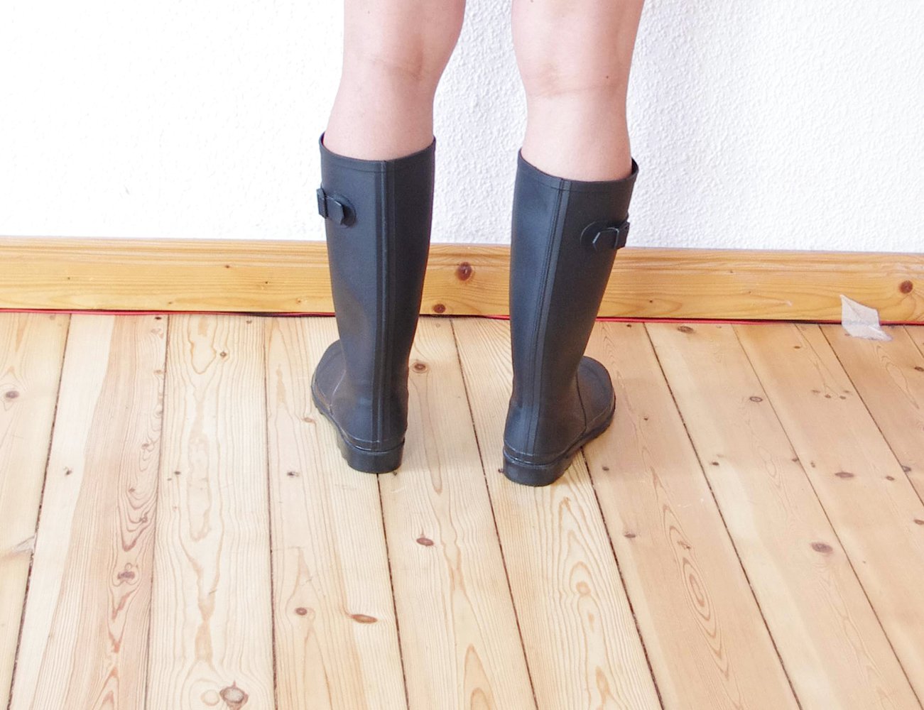 Schwarze Marc Jacobs Gummistiefel Gr. 38 39 Schnalle