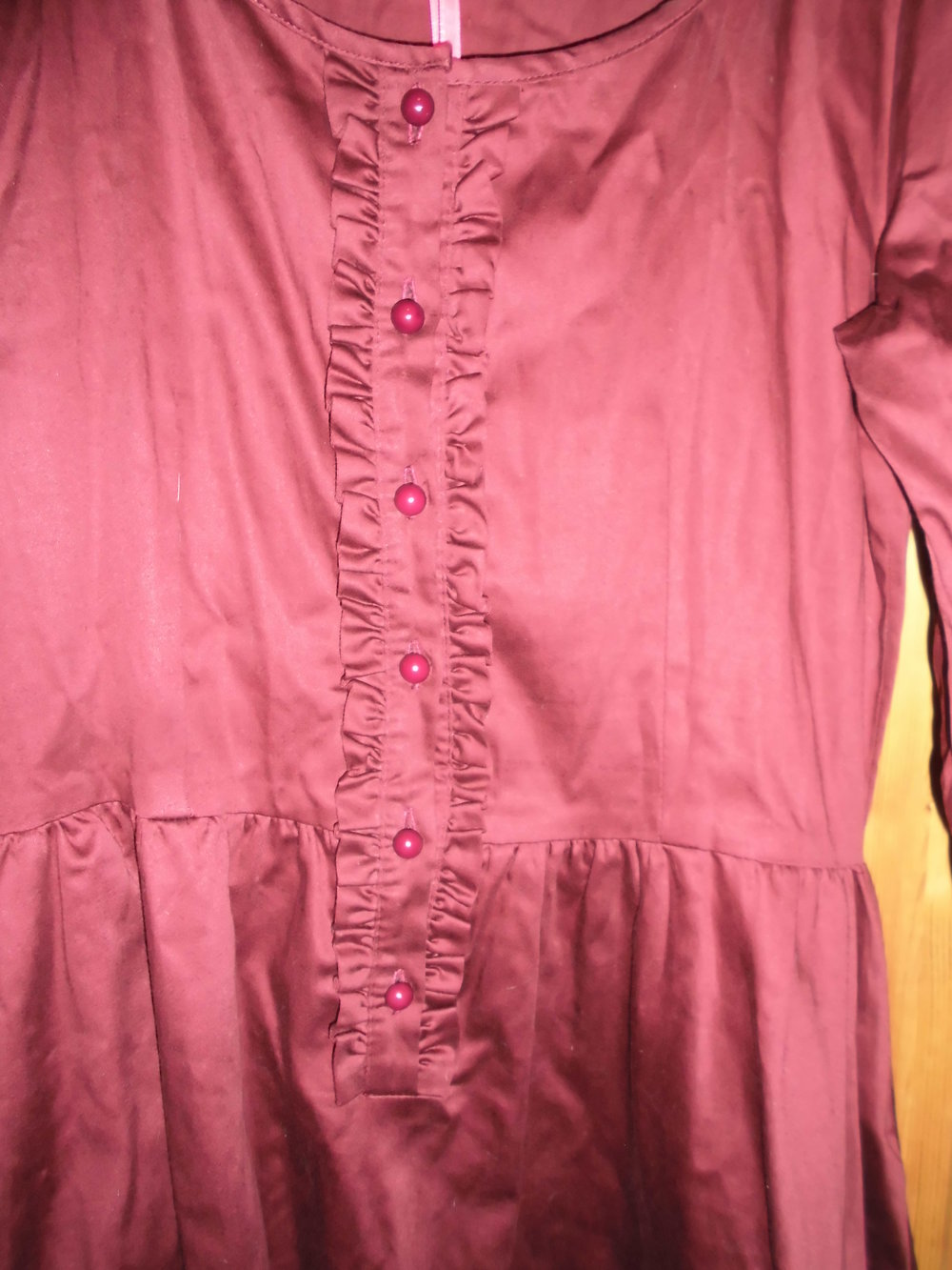 Das pinke Zimmer, Kleid, bordeaux-rot, Größe 40, NEU! Ungetragen