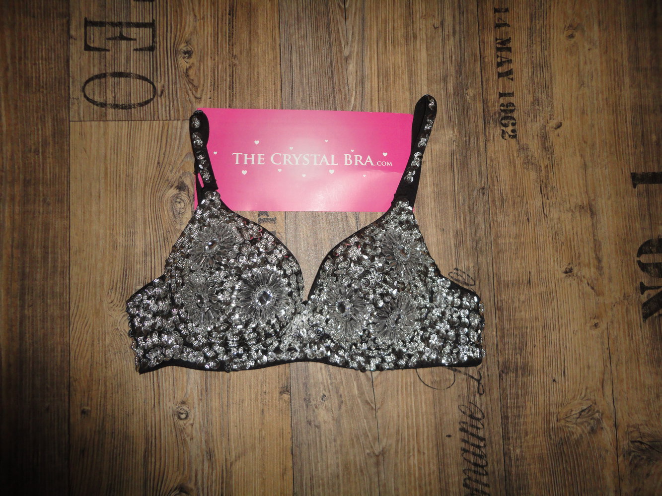 NEU ungetragen The Crystal Bra BH Strass Glitzer Gr. 70B
