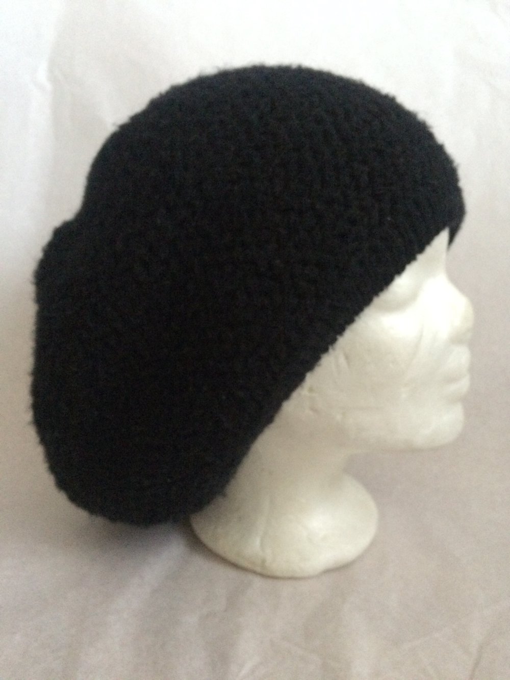 Diesel, zwei Lagen Strick Ballonmütze, Cap in schwarz