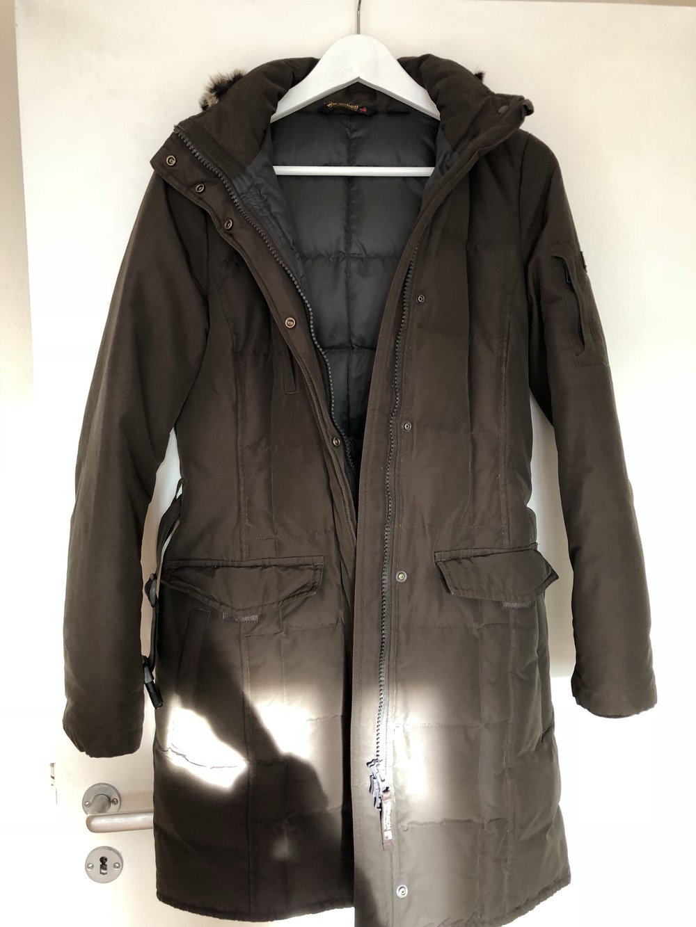 Woolrich Blizzard Parka chocolate brown S