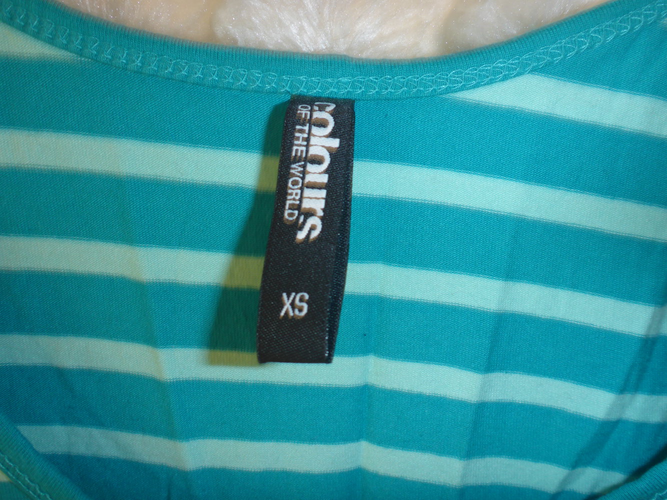 Top, türkis, Gr. XS, Takko
