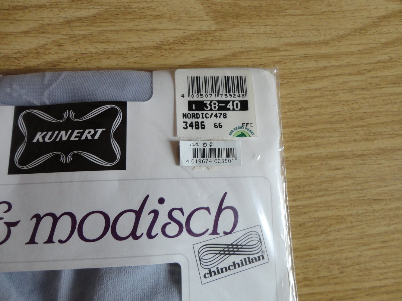 Strumpfhose blau eisblau Damen 38 40