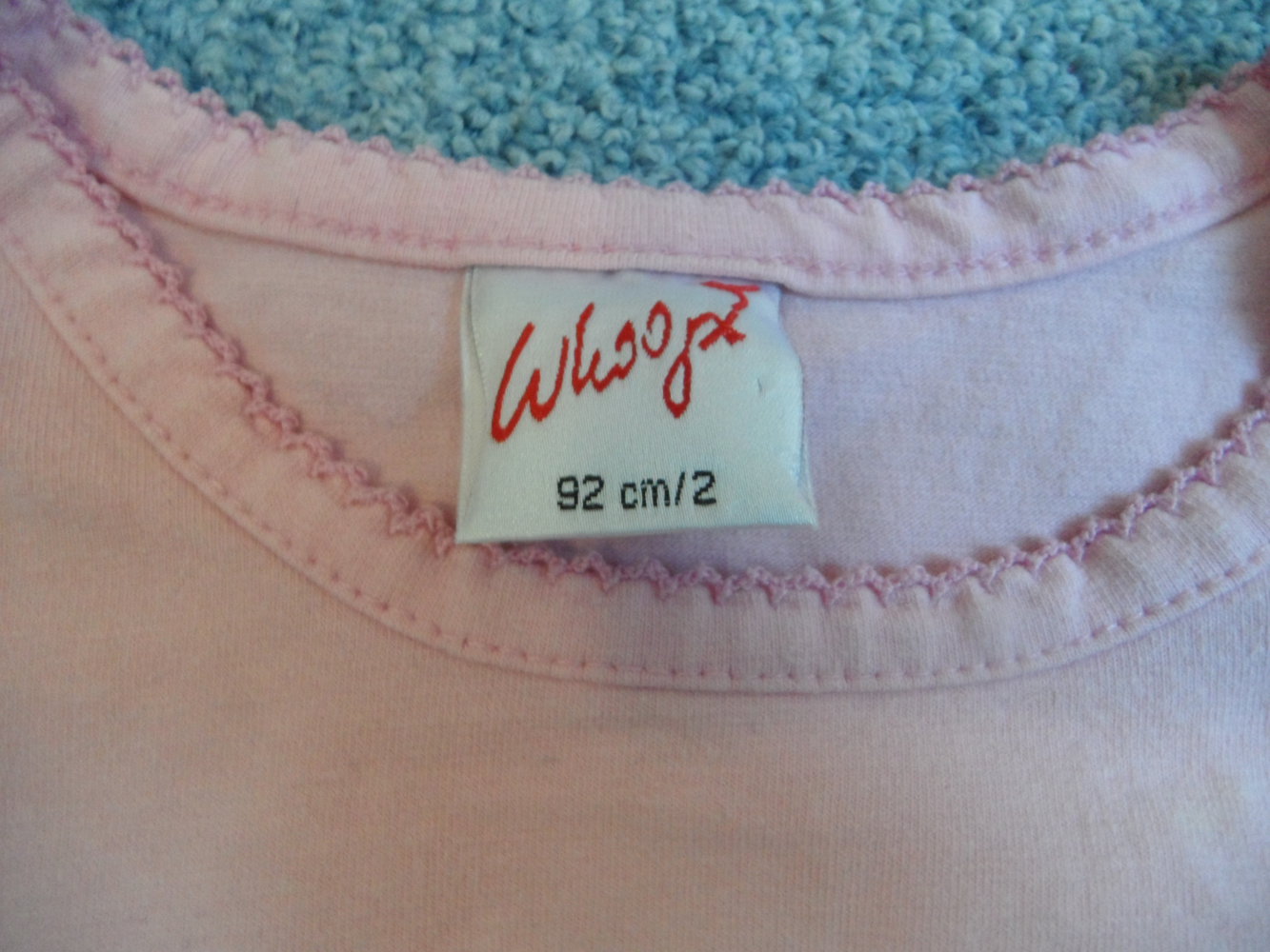 Whoopi schönstes Shirt Oberteil mit Schmetterling 3/4 Ärmel Rüschen