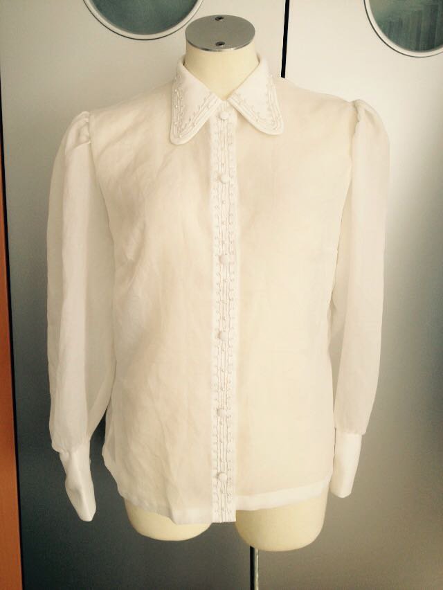 Exclusive Design Vintage Bluse Einzelstück 