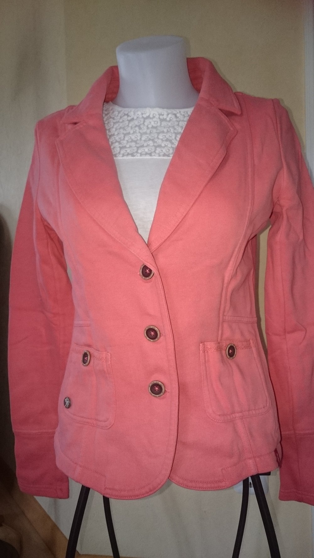 Edc by Esprit Sweatshirt Blazer Gr M Korall