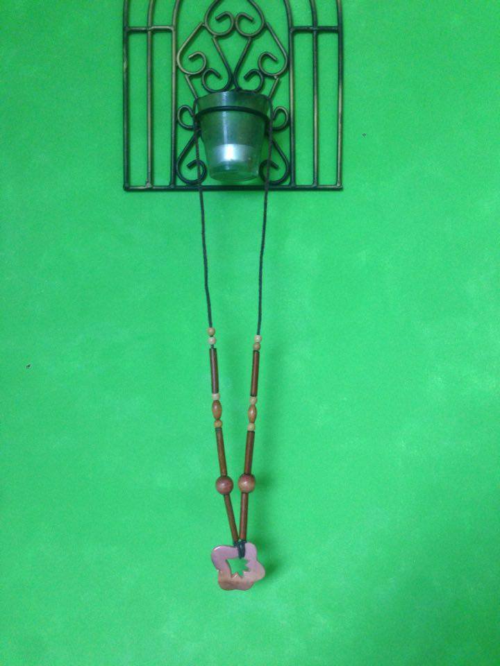 Ethnoschmuck! Weltweites Unikat mit Landscape-Schmuckstein!