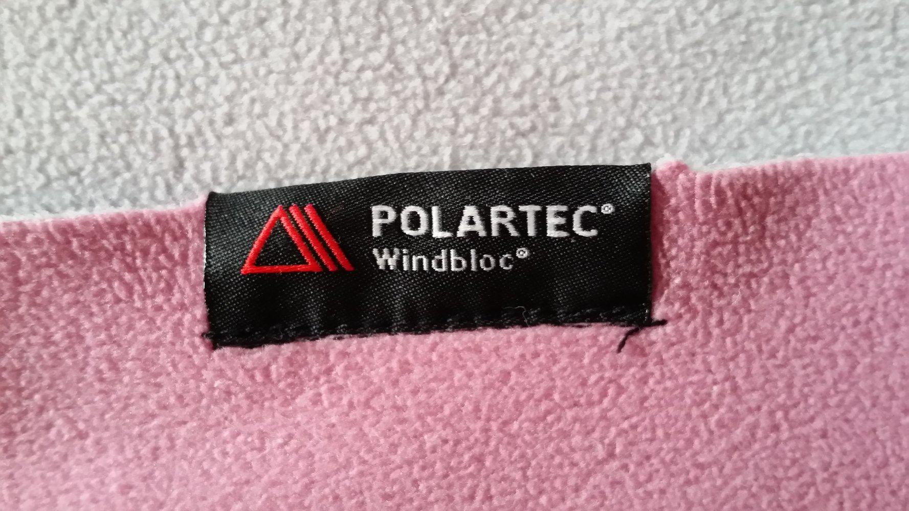 Schal / Windblocker in zartem rosa - gebraucht