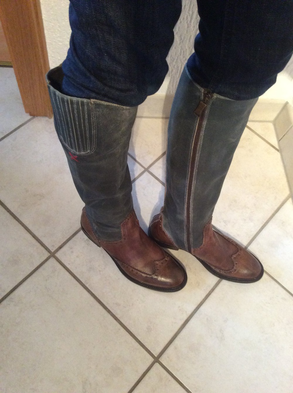 We Are the Original  Lederstiefel Leder Stiefel Größe 38 Bikerboots Boots 