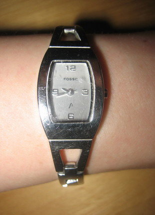 silberfarbene Fossil Uhr *Mengenrabatt*