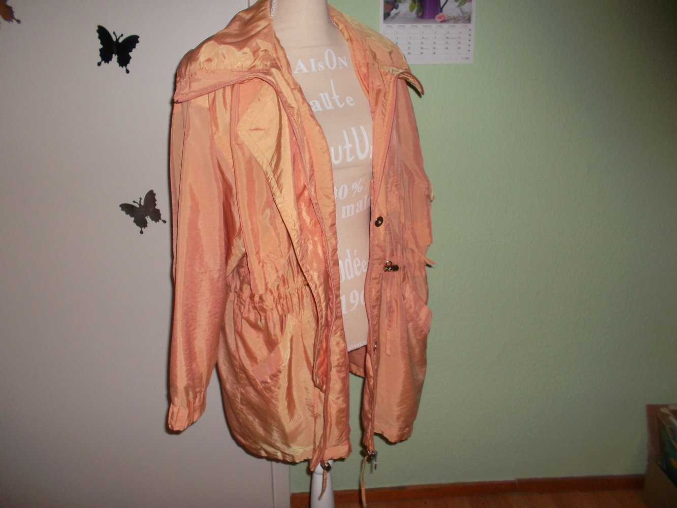 Damen Jacke, orange ,Gr. 44