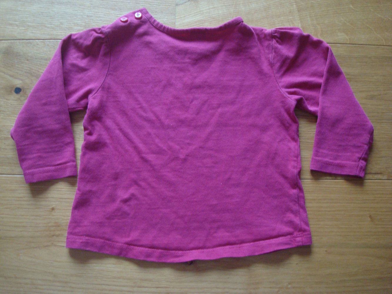 Langarmshirt, Shirt, Pullover Dunkelpink
