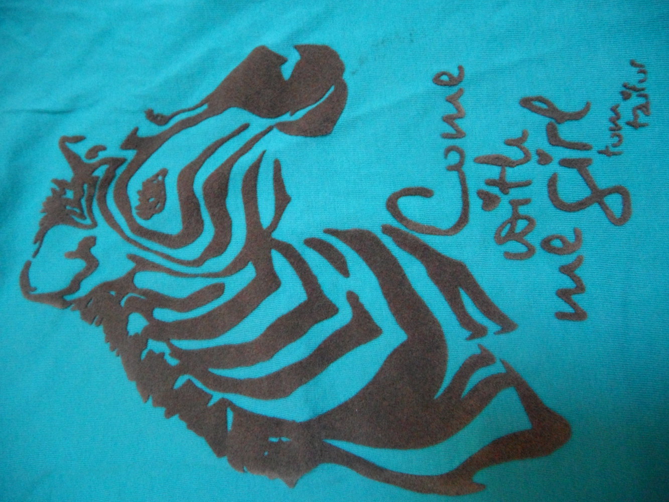 Tom Tailor 116/122 Flockdruck Zebra