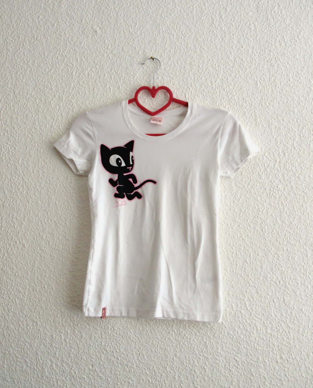 Weißes Pussy Deluxe Shirt Gr. M Katzenprint neu