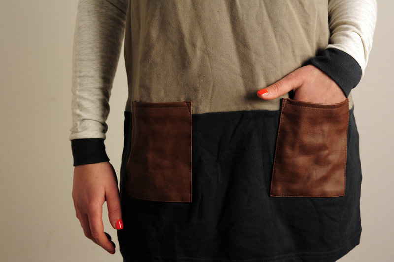 Kleid Baumwolle Pulloverkleid Blogger Hipster Boho