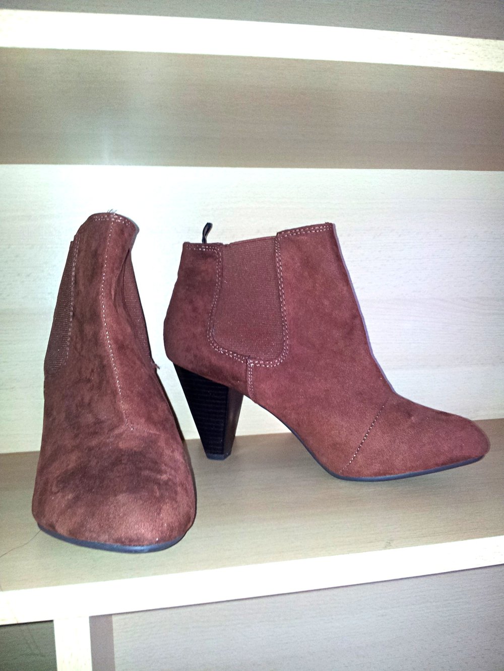 h&m stiefeletten braun