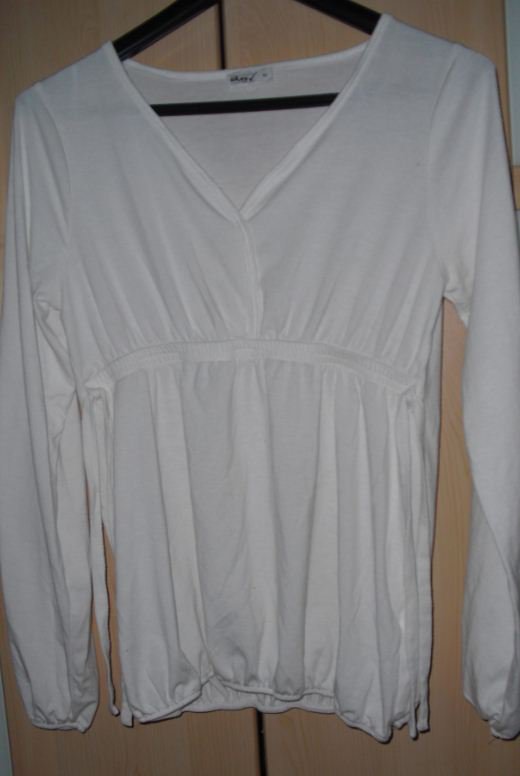 romantischer pullover mit v ausschnitt und gummizug