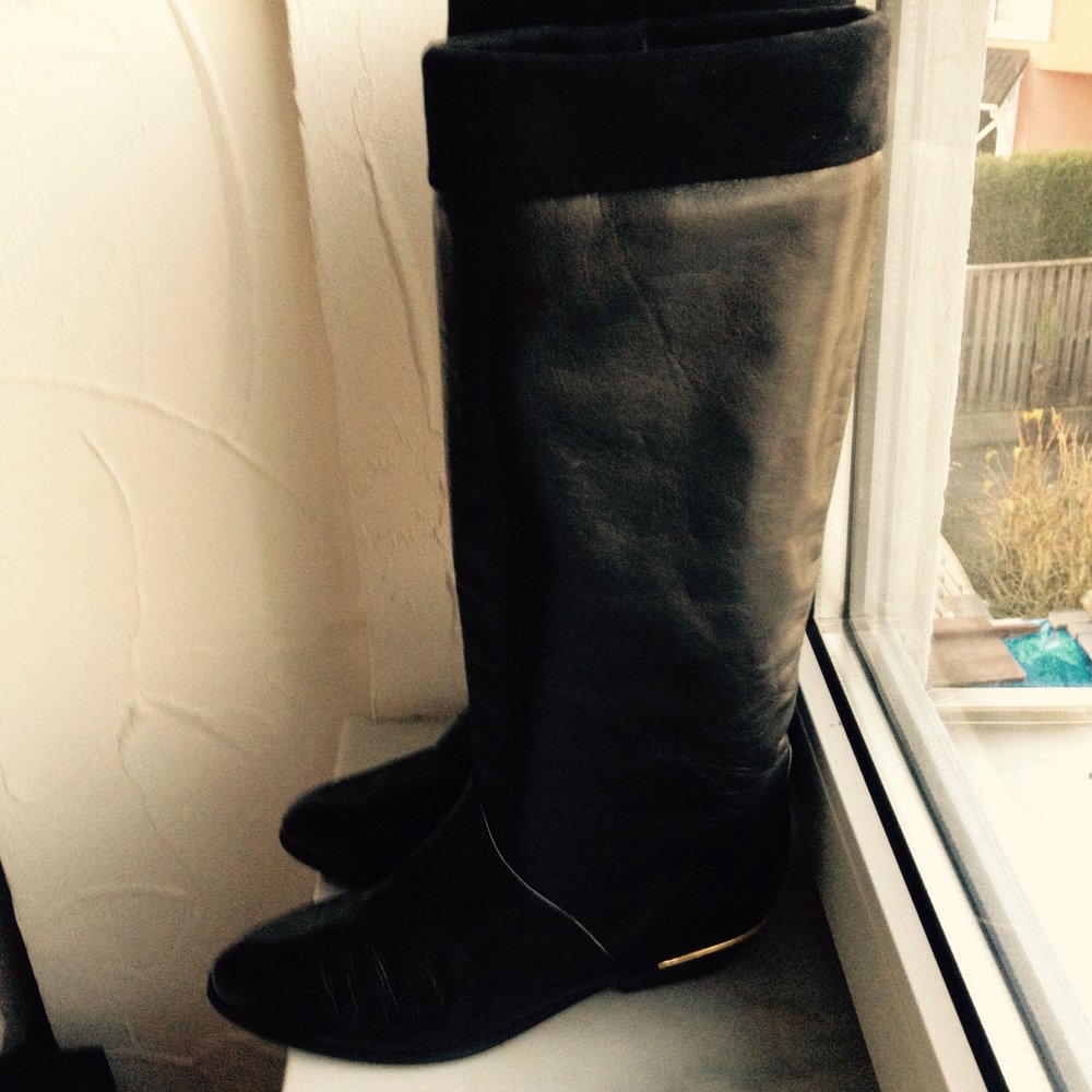 Exclusive Design Leder Stiefel Boots Schuhe