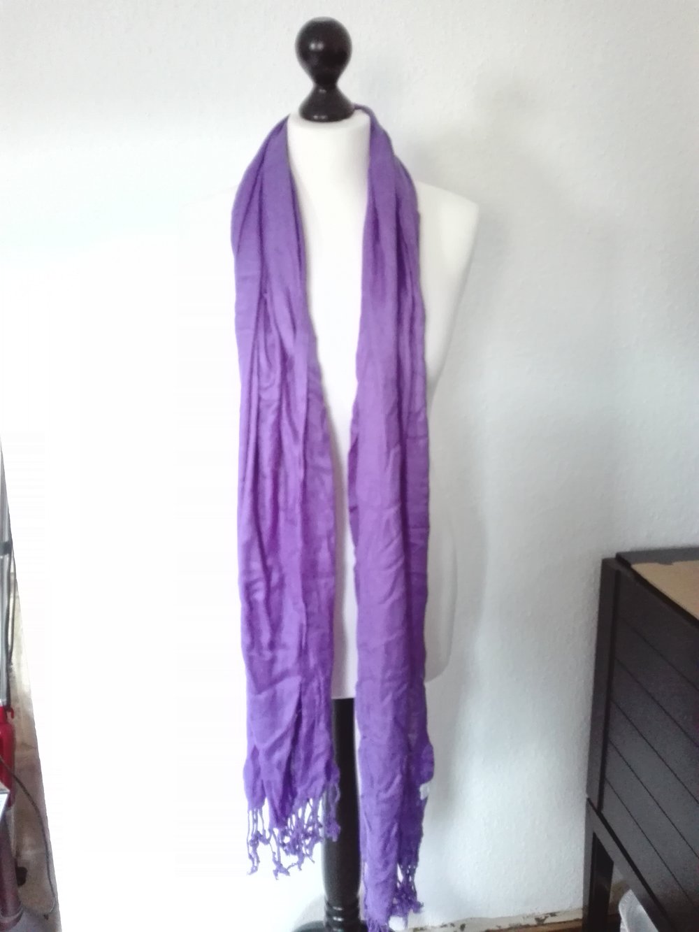 Lavendel lilaner Schal