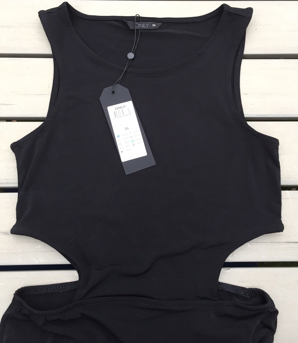 NEU: ONLY Partykleid MAXI KLEID Cut Outs Gr. XS