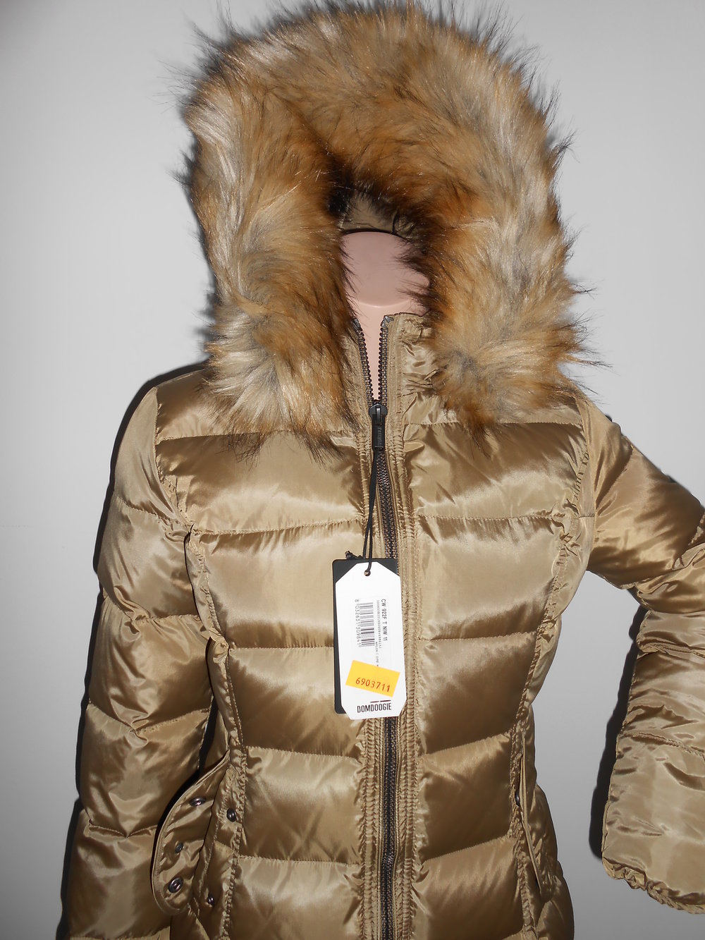BOMBOOGIE Daunenmantel Hellbraun CW922FT Gr. M