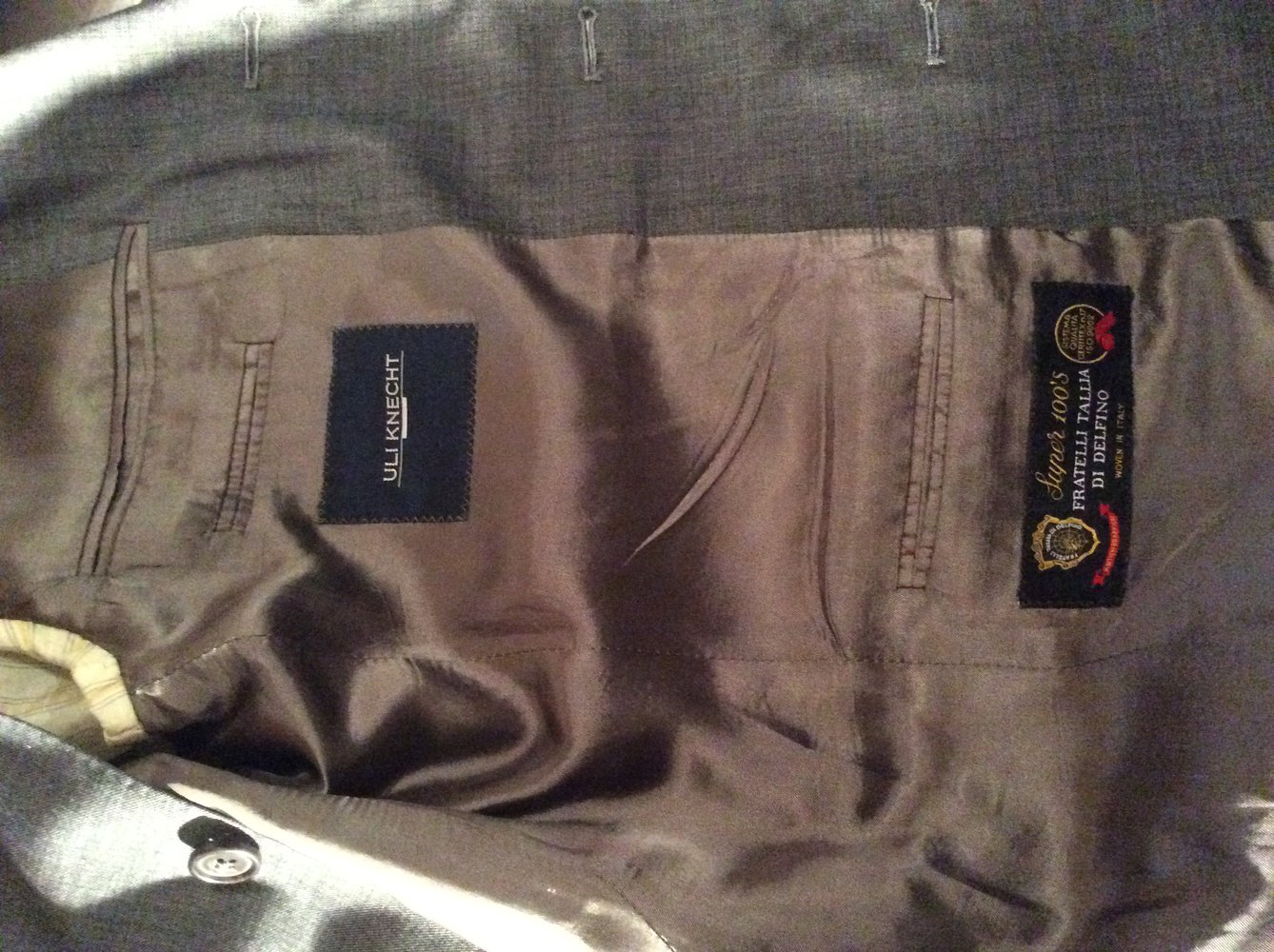 Uli Knecht  Sakko Blazer Jackets Größe 50 neu 100% pure wolle grau