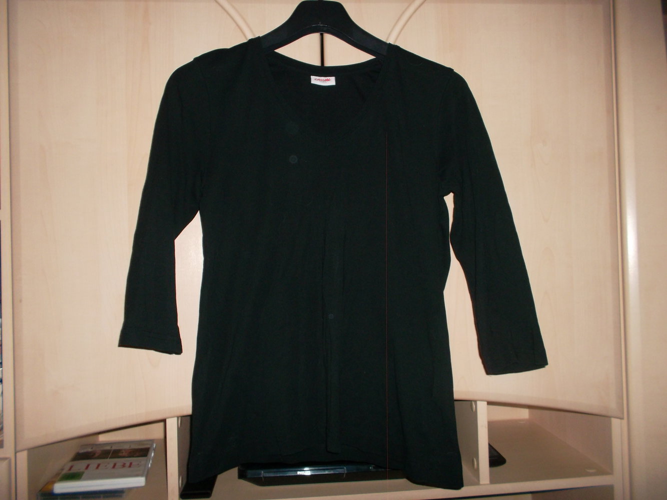 schwarzes sweatshirt,gr. 40/42