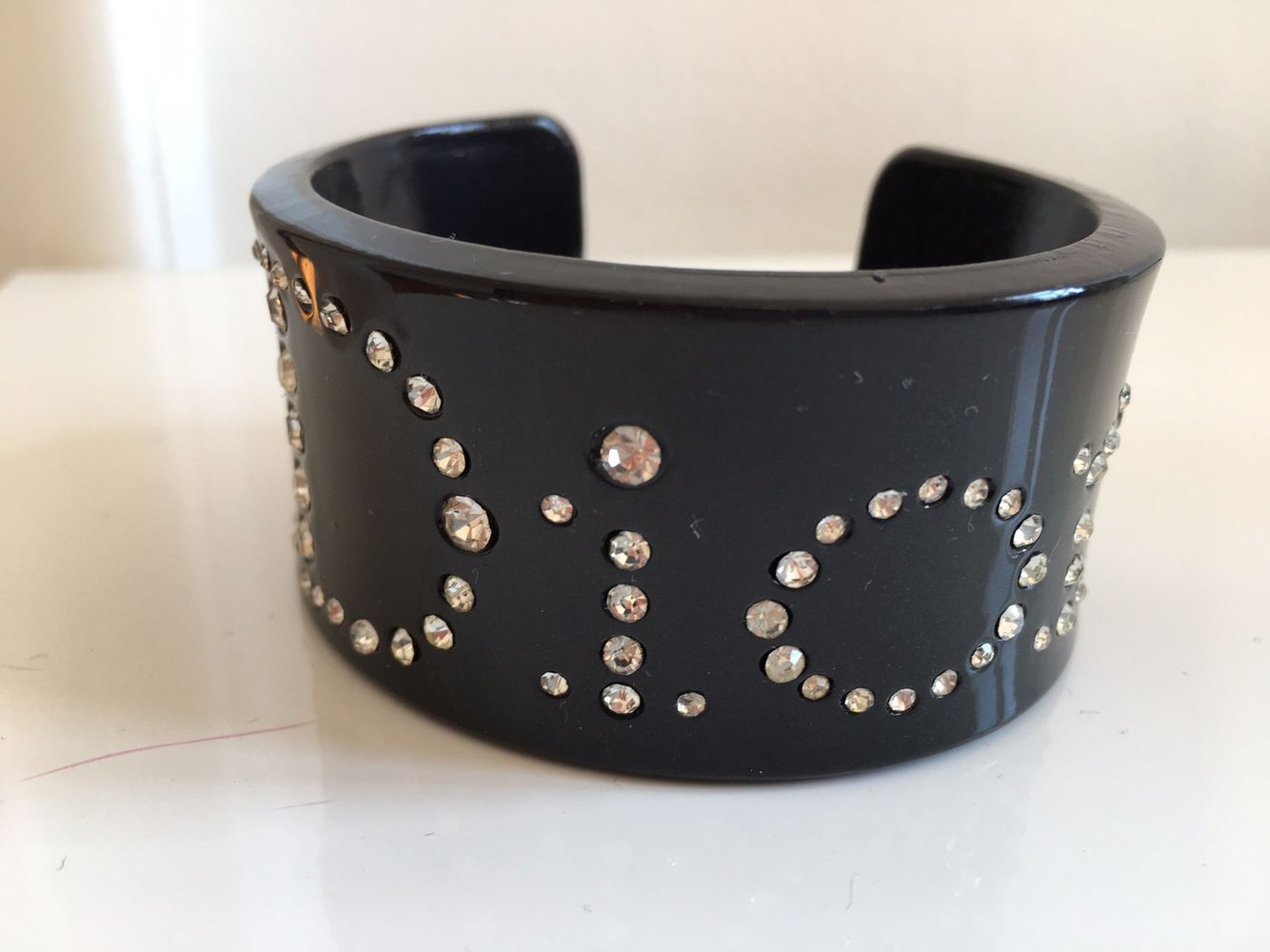 Dior Logo Armreif mit Swarovski vintage