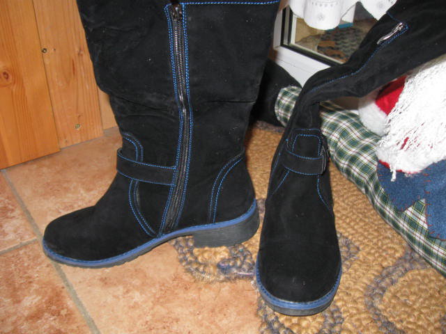 *** Super ~ Wadenhohe ~ Flache ~ Stiefel ***