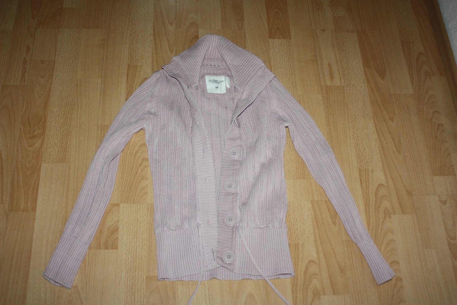 Rosa H&M Strickjacke, Cardigan, Gr. S