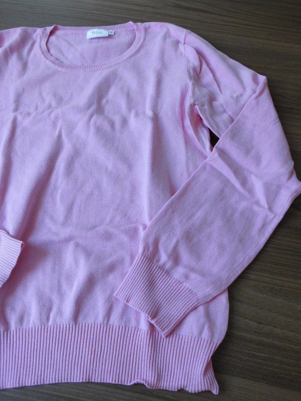 Rosa Feinstrickpullover Gr. M