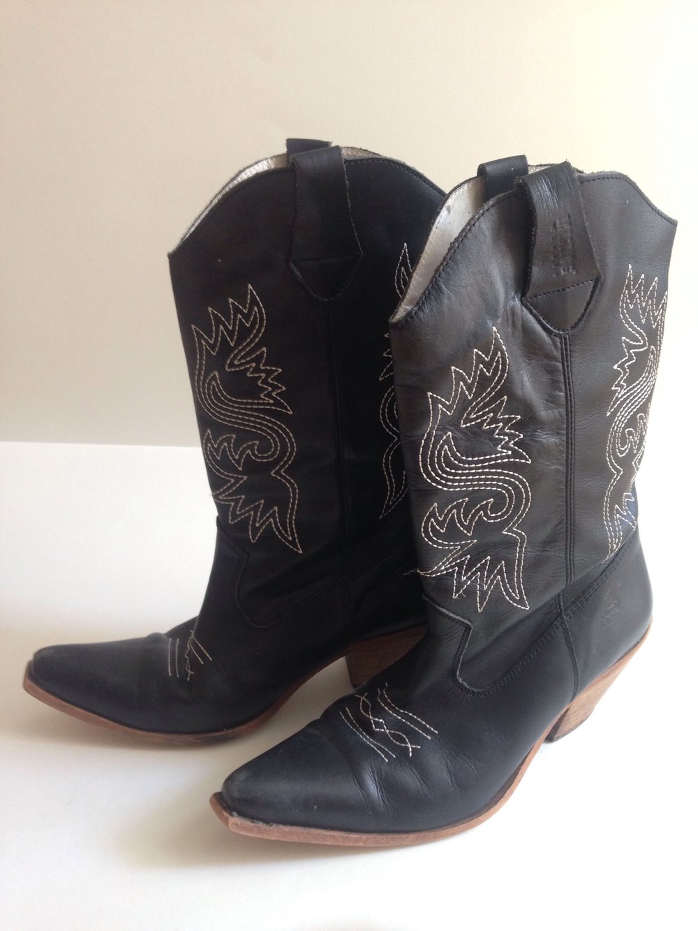 Mustang Cowboystiefel schwarz Gr. 38