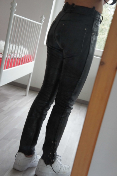Lederhose Motorrad / Biker Hose