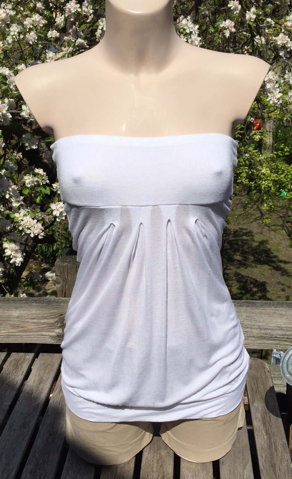 SPANKY Tubetop TOP weiß Gr. S