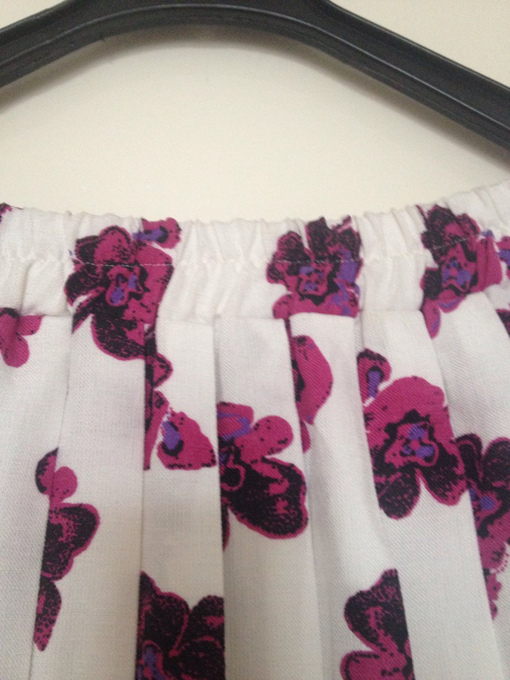 Exclusiver Vintage Plissee Blümchen Rock