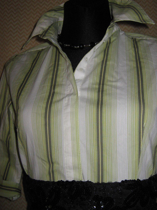 NEU * Edel * Freizeit * Business * Streifen * Hemd- Bluse 