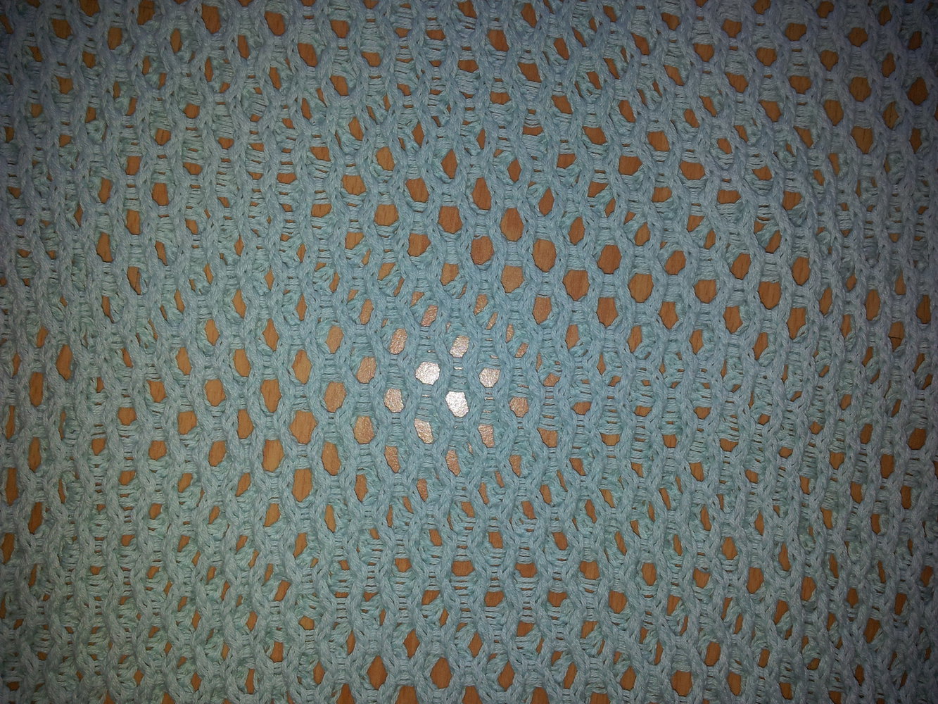 Häckel Pullover löcher helltürkis mint