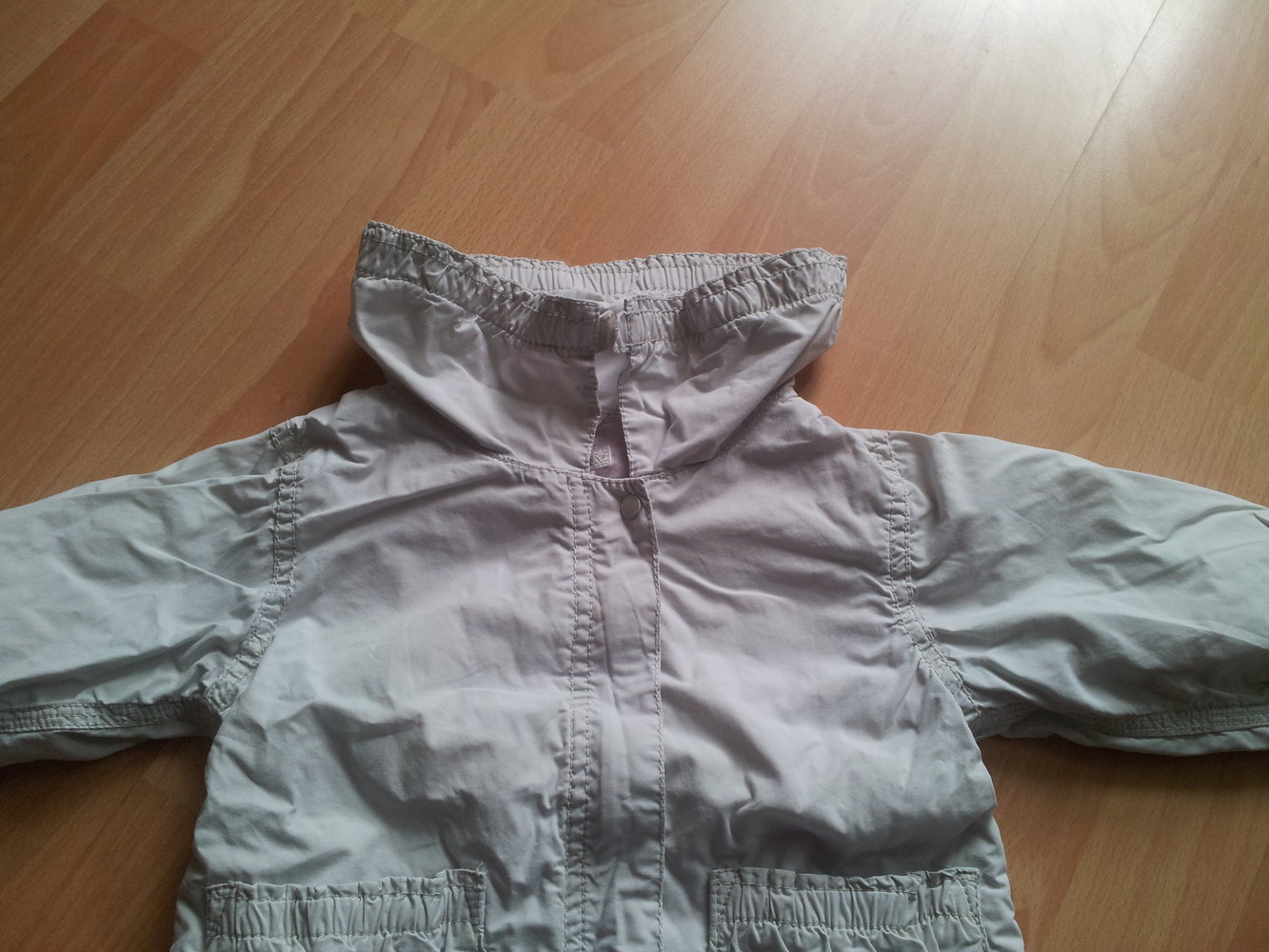 Übergangsjacke H&M hellgrau Gr. 74 