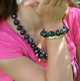 Kette XL-Steine mit Armband 