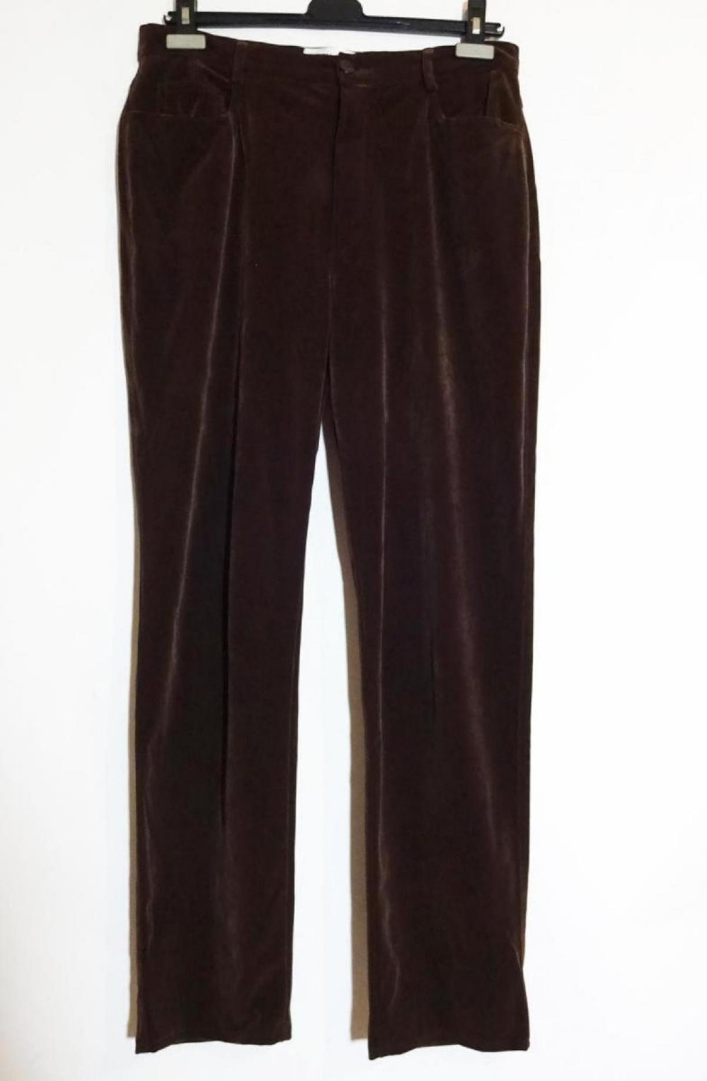 Braune Samthose Herbst Winter Gr. 42 Gr. M