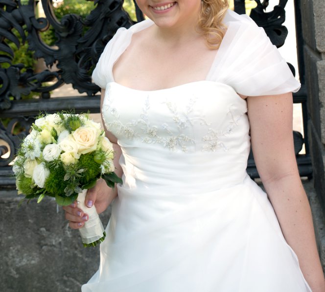 Ladybird Brautkleid, Größe 42, ivory, Schulterfrei