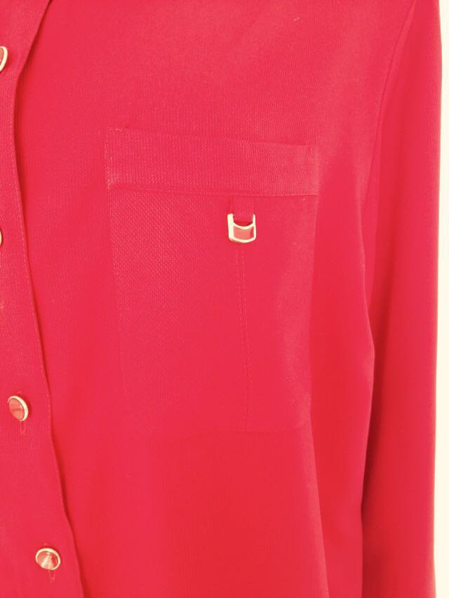 Exclusive Design Rote Bluse 