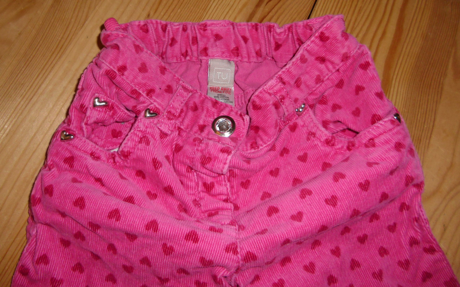 TU/engl.- zuckersüße Feincordhose .2-3y 92/98  