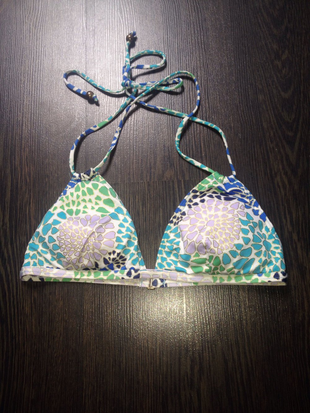 Gemustertes Bikinioberteil von H&M