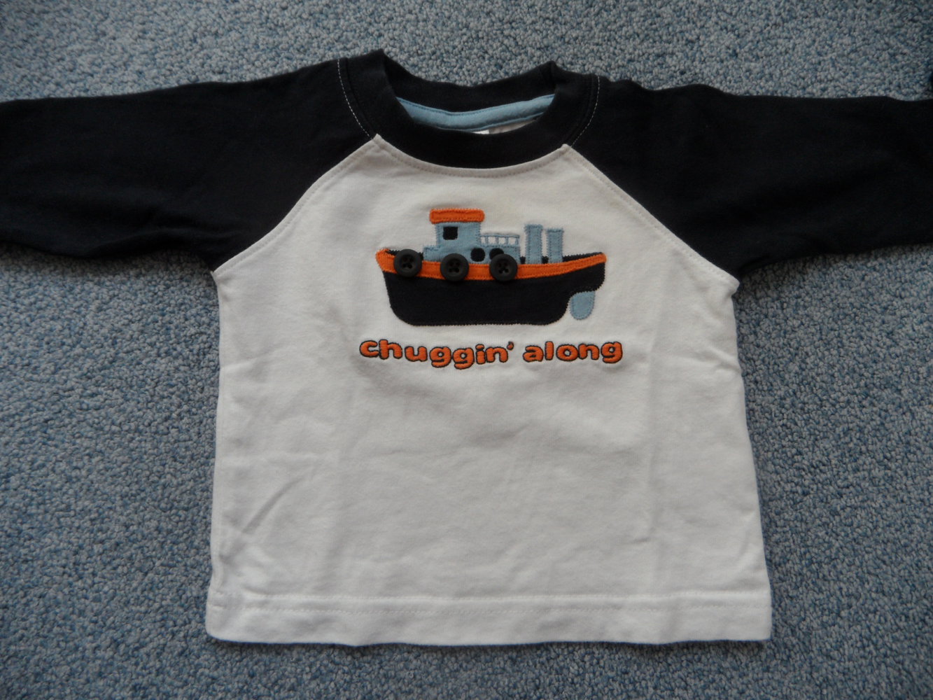 Gymboree süßes Langarmshirt mit Applikation Schiff