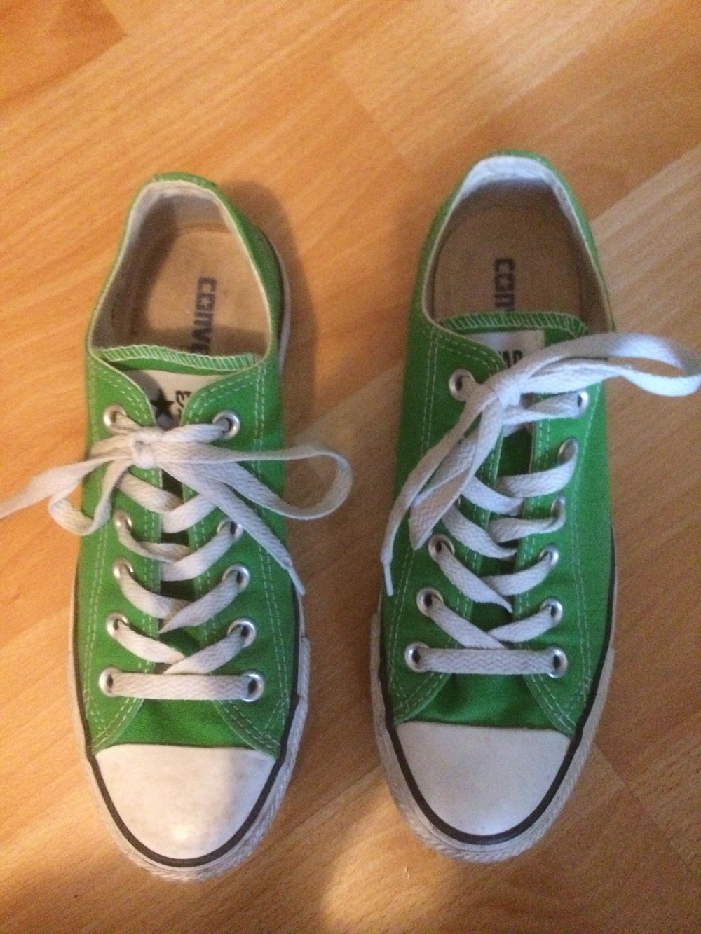 Grüne Converse 37.5
